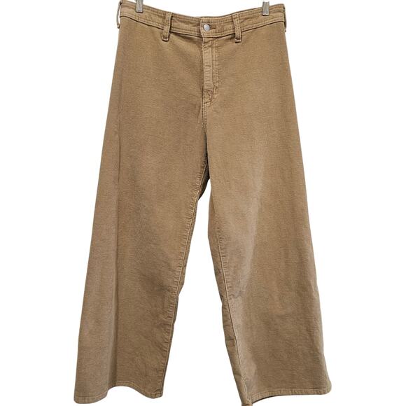 Universal Thread Pants - Universal Thread Y2K Sailor Wide Leg Corduroy Pants Size 10 Tan